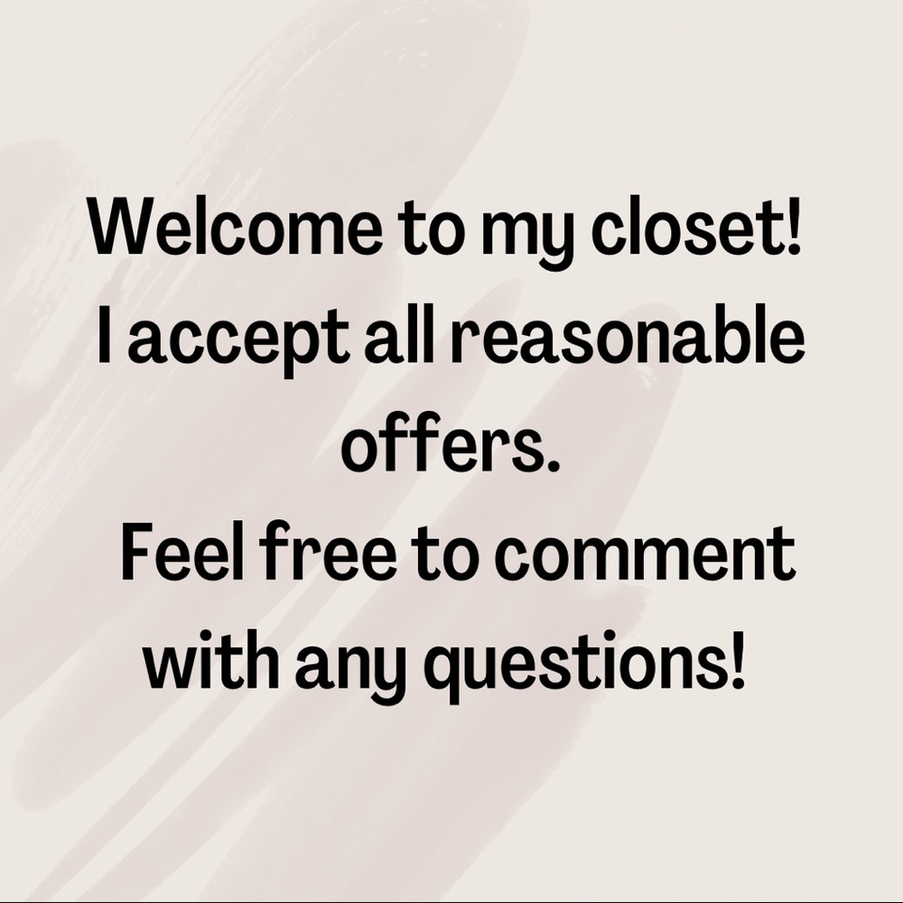 Welcome to my closet!